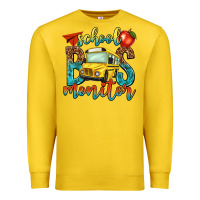 Lemon school bus monitor Premium Sweatshirt - NancyCooperArtShop