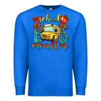 True Royal school bus monitor Premium Sweatshirt - NancyCooperArtShop
