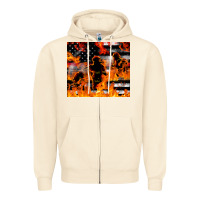 Sandshell firefighter thin red lin Zipper Hoodie - LillyAllenDesigns