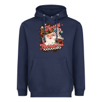 Navy western howdy christmas Heavyweight Hoodie - MaliasSmallBusiness