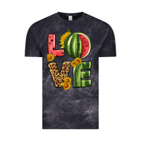 Cloud Black love watermelon Vintage Tee - HRA Design Shop