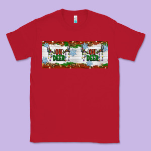 Oh Deer Christmas Classic Tee Designed By Artiststas