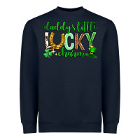 Navy St. Patrick's Day Daddy's little lucky charm Heavyweight Sweatshirt - Neo Western