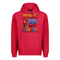 Cardinal rockin' 100 days of school Premium Hoodie - Artiststas
