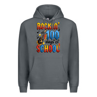 Rock rockin' 100 days of school Premium Hoodie - Artiststas