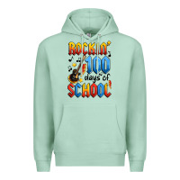 Seafoam rockin' 100 days of school Premium Hoodie - Artiststas