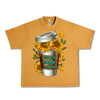 Peanut Butter Mama Needs Coffee Cup Urban Heavy Tee - FaDigitalArtStudio