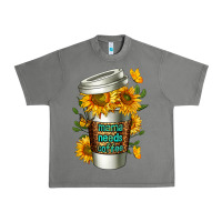 Tornado Mama Needs Coffee Cup Urban Heavy Tee - FaDigitalArtStudio