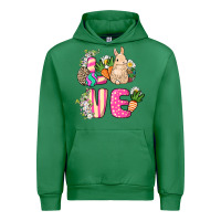 Emerald Love Easter Urban Hoodie - NancyCooperArtShop