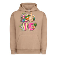 Pigment Burro Love Easter Urban Hoodie - NancyCooperArtShop