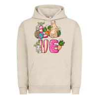 Pigment French Oak Love Easter Urban Hoodie - NancyCooperArtShop