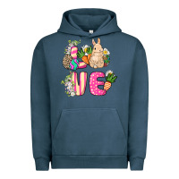 Pigment Midnight Navy Love Easter Urban Hoodie - NancyCooperArtShop