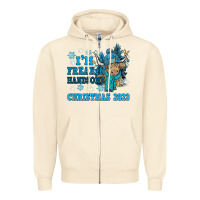 Sandshell im freakin freezin christmas 2023 Zipper Hoodie - NancyCooperArtShop