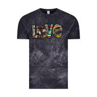 Cloud Black for the love love of the horses Vintage Tee - CowhideDigitalArt