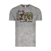 Cloud Rock for the love love of the horses Vintage Tee - CowhideDigitalArt