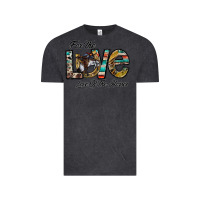 Vintage Black for the love love of the horses Vintage Tee - CowhideDigitalArt