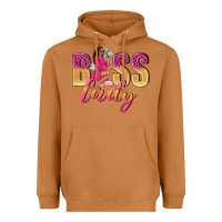 Meerkat boss lady afro woman Heavyweight Hoodie - NancyCooperArtShop