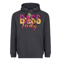 Smoke boss lady afro woman Heavyweight Hoodie - NancyCooperArtShop