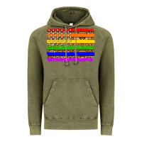 Vintage Olive lgbtq and usa flag Vintage Hoodie - Zillion Design Studio