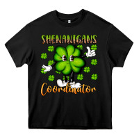 Black shenanigans coordinator st patrick s day artiststas Heavy Core Tee - Artiststas