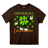 Chocolate Brown shenanigans coordinator st patrick s day artiststas Heavy Core Tee - Artiststas