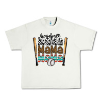 Pistachio baseball mama mama mama Urban Heavy Tee - CowhideDigitalArt