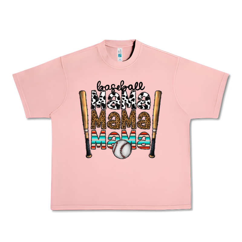 Baseball Mama Mama Mama Urban Heavy Tee by CowhideDigitalArt | Teevron