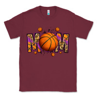 Burgundy basketball mom Classic Tee - Jasminsmagicworld