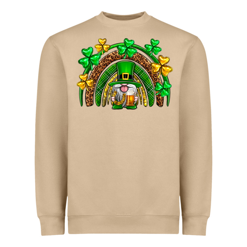 St. Patrick's Day Gnome Rainbow Heavyweight Sweatshirt by Neo Western | Teevron