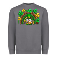 Storm St. Patrick's Day gnome rainbow Heavyweight Sweatshirt - Neo Western