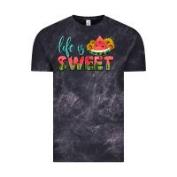 Cloud Black life is sweet Vintage Tee - HRA Design Shop
