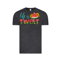 Vintage Black life is sweet Vintage Tee - HRA Design Shop