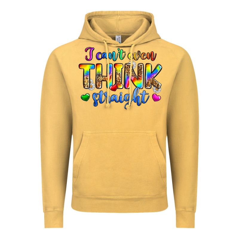I Can't Even Think Straight Vintage Hoodie by Zillion Design Studio | Teevron