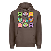 Coffee easter day smiley faces Premium Hoodie - Artiststas