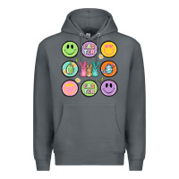 Rock easter day smiley faces Premium Hoodie - Artiststas