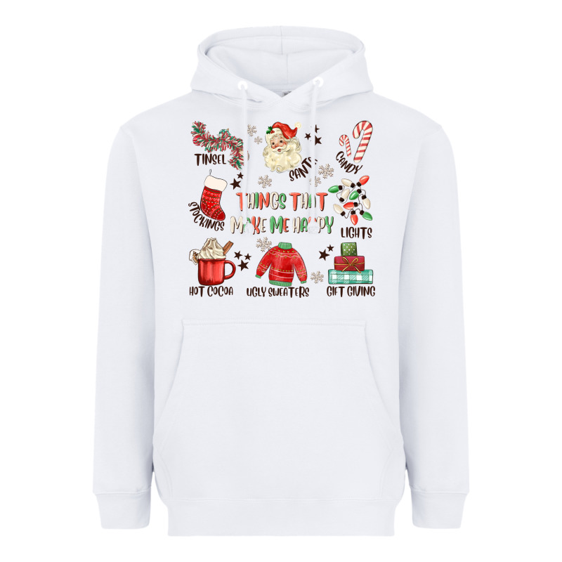 Thing That Make Me Happy Heavyweight Hoodie by MaliasSmallBusiness | Teevron