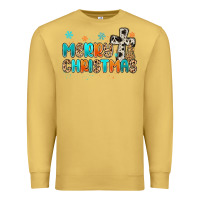 Antique Gold western merry christmas Premium Sweatshirt - MaliasSmallBusiness
