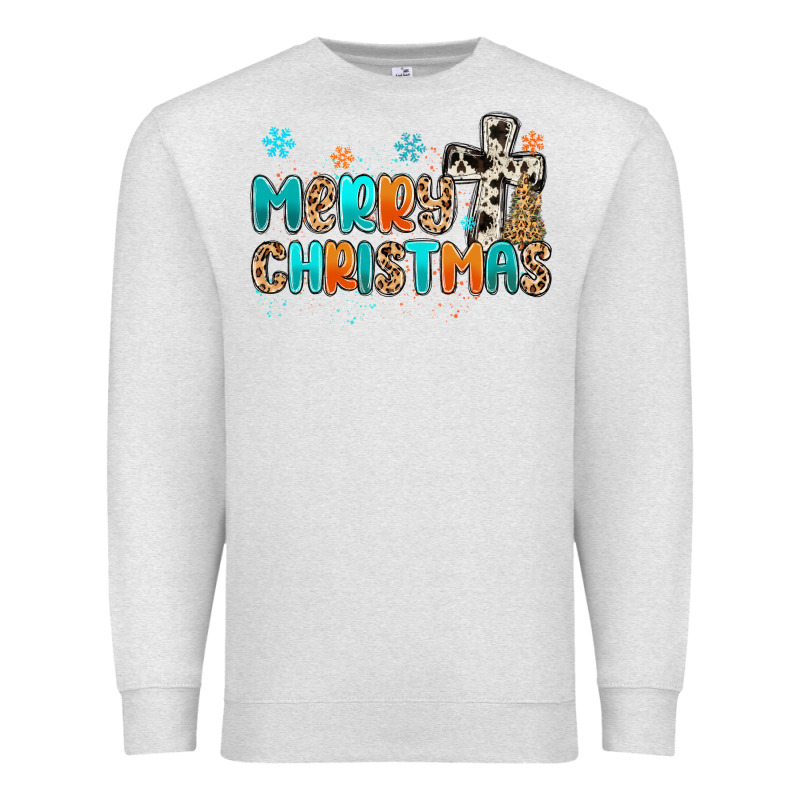 Western Merry Christmas Premium Sweatshirt by MaliasSmallBusiness | Teevron