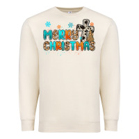 Sandshell western merry christmas Premium Sweatshirt - MaliasSmallBusiness