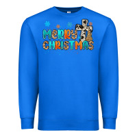 True Royal western merry christmas Premium Sweatshirt - MaliasSmallBusiness