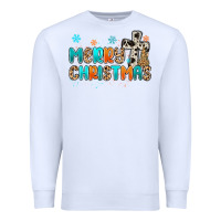White western merry christmas Premium Sweatshirt - MaliasSmallBusiness