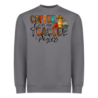 Storm coffee gives me teacher Heavyweight Sweatshirt - CowhideDigitalArt