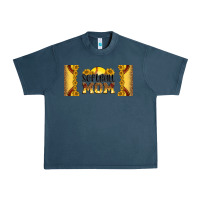 Midnight Navy leopard softball mom 16oz libbey glass Urban Heavy Tee - HRA Design Shop