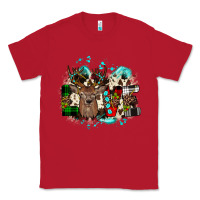 Red love wood slice ornament Classic Tee - JahusDesignShop