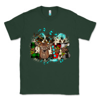 Sports Green love wood slice ornament Classic Tee - JahusDesignShop