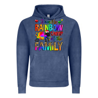 Vintage Denim i am the rainbow sheep of the family Vintage Hoodie - Zillion Design Studio