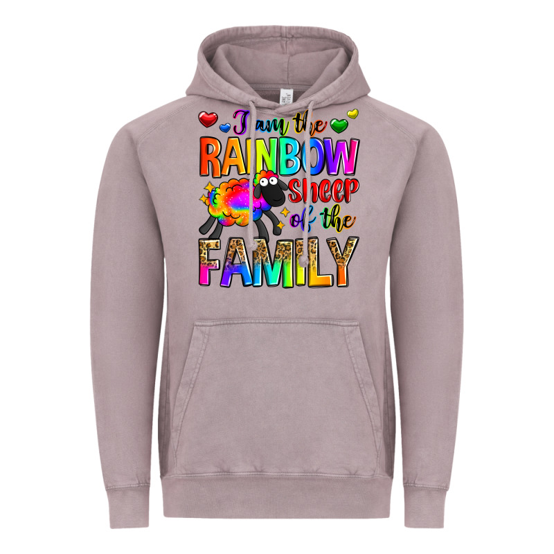 I Am The Rainbow Sheep Of The Family Vintage Hoodie by Zillion Design Studio | Teevron