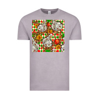 Vintage Zinc christmas leopard duck Vintage Tee - FaDigitalArtStudio
