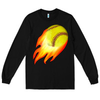Black softball Long Sleeve Tee - JahusDesignShop