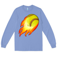 Colony Blue softball Long Sleeve Tee - JahusDesignShop